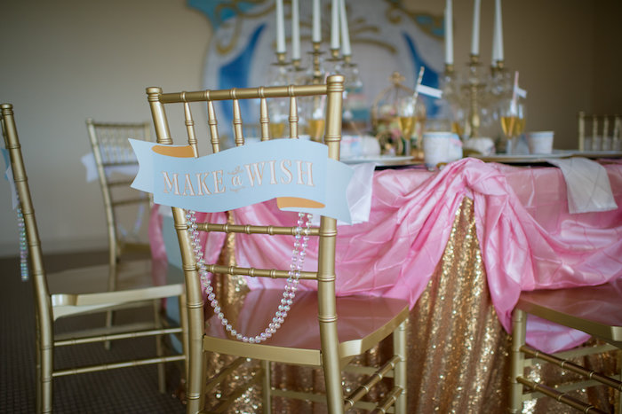 Kara's Party Ideas Pink & Blue Princess Cinderella Birthday Party ...