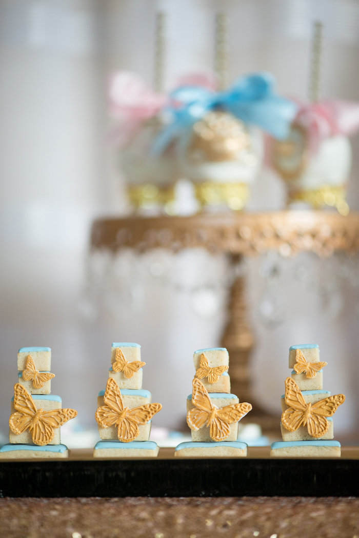 Kara's Party Ideas Pink & Blue Princess Cinderella Birthday Party ...