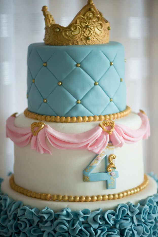 Kara's Party Ideas Pink & Blue Princess Cinderella Birthday Party ...