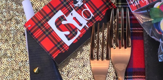 Tableware from a Punk Glam New Year's Eve Party via Kara's Party Ideas KarasPartyIdeas.com (1)