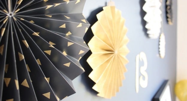 Paper Fans from a Glam Inspirational 13th Birthday Party via Kara's Party Ideas | KarasPartyIdeas.com (1)