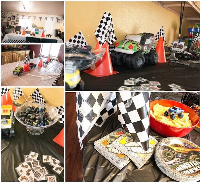 Kara's Party Ideas Monster Jam Birthday Party | Kara's Party Ideas