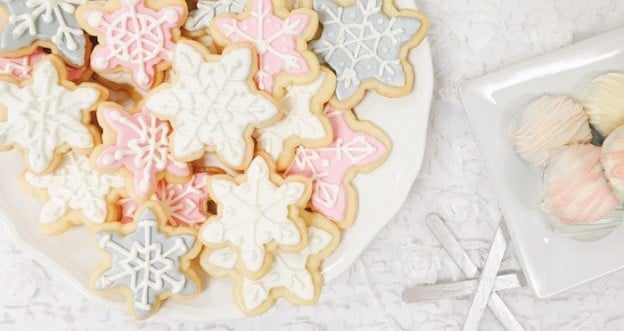 Cookies + Decor from a Winter ONEderland Birthday Party via Kara's Party Ideas KarasPartyIdeas.com (1)