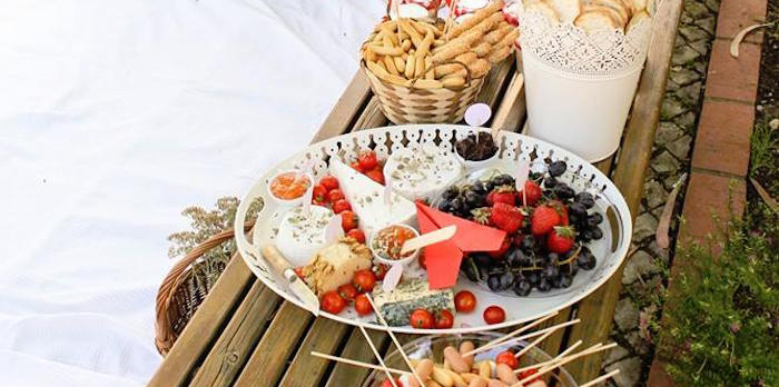 Snacks from a Picnic Themed Birthday Party via Kara's Party Ideas | KarasPartyIdeas.com (1)