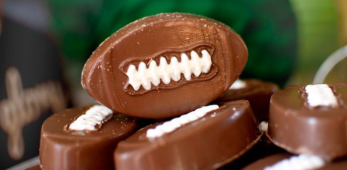 Chocolate Covered Football Oreos from a Football Oreos from a Football Themed Birthday Party via Kara's Party Ideas! KarasPartyIdeas.com (1)