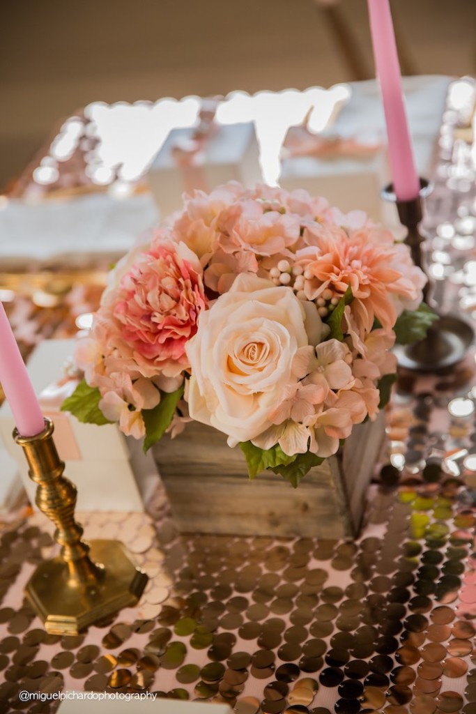 Kara's Party Ideas Pink + Gold 1st Birthday Party | Kara's Party Ideas