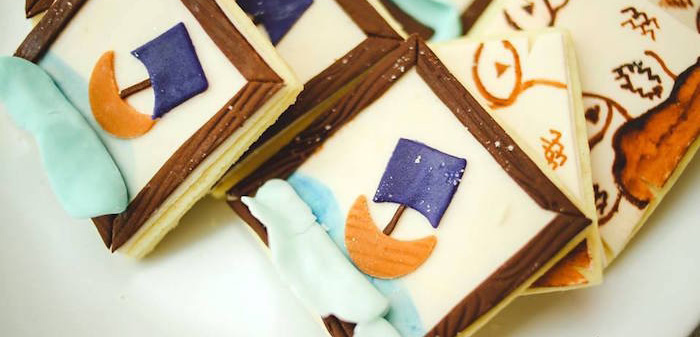 Cookies from a Prince Caspian Themed Birthday Party via Kara's Party Ideas | The Place for All Things Party! KarasPartyIdeas.com (1)