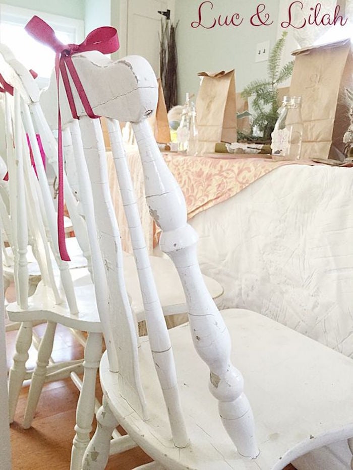 Chair from a Snow White Enchanted Forest Birthday Party via Kara's Party Ideas KarasPartyIdeas.com (22)