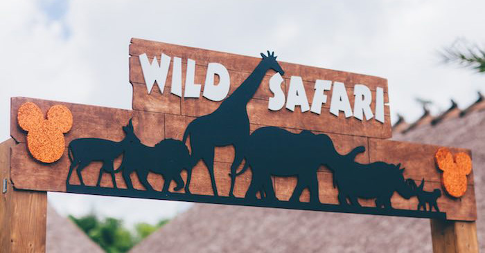 Entrance Sign from a Safari Birthday Party via Kara's Party Ideas | KarasPartyIdeas.com (3)