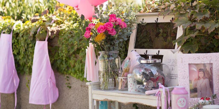 Details from a Shabby Chic Bakery Birthday Party via Kara's Party Ideas |The Place for All Things Party! KarasPartyIdeas.com (1)