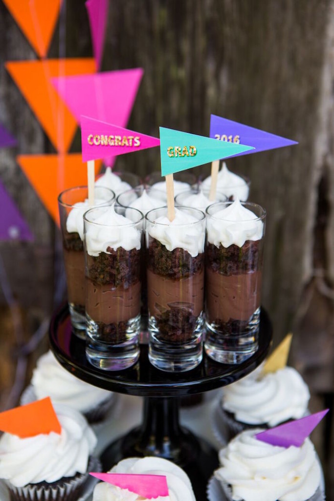 Kara's Party Ideas Colorful Geometric Graduation Party | Kara's Party Ideas