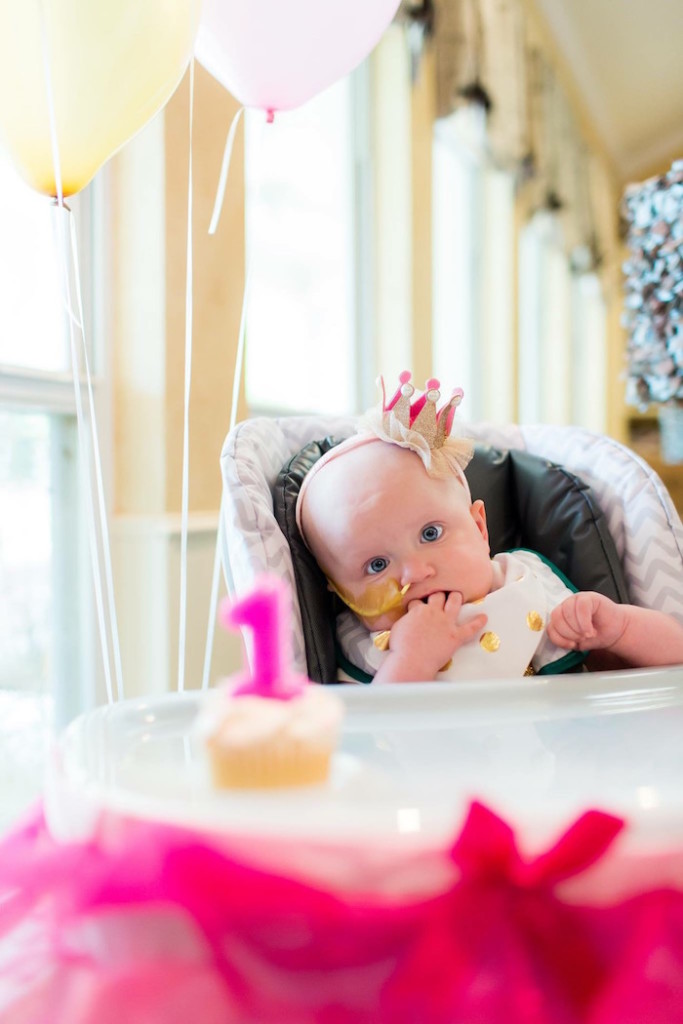 Kara's Party Ideas Pink & Gold Cancer-Free 1st Birthday Party | Kara's ...