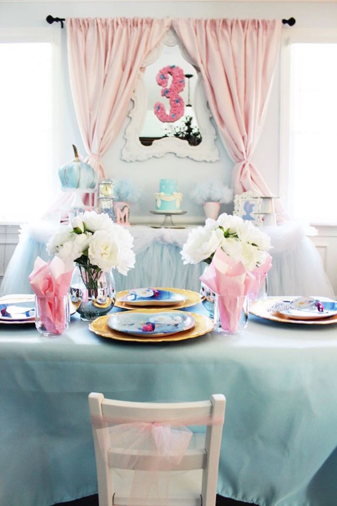 Kara's Party Ideas Princess Pink Cinderella Birthday Party | Kara's ...