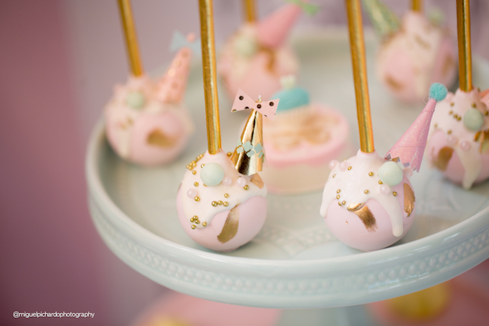 Adorable cake pops from an Ice Cream Shop Birthday Party via Kara's Party Ideas KarasPartyIdeas.com (15)