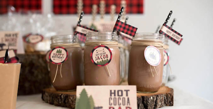 Lumberjack Birthday Party on Kara's Party Ideas | KarasPartyIdeas.com (3)