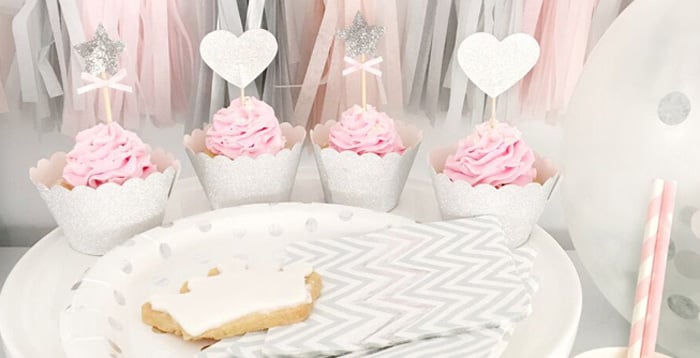 Sweet Swan Birthday Party on Kara's Party Ideas | KarasPartyIdeas.com (1)