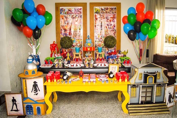 Avengers Superhero Birthday Party on Kara's Party Ideas | KarasPartyIdeas.com (39)