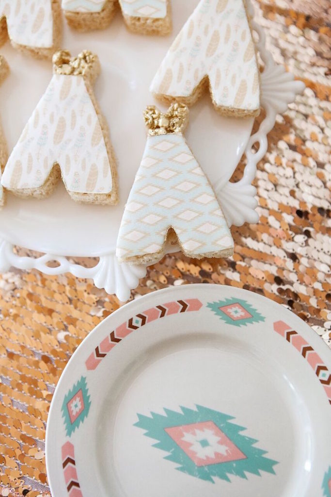 Kara's Party Ideas Rustic Boho Chic Baby Shower | Kara's Party Ideas