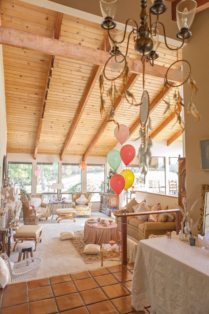 Kara's Party Ideas Rustic Boho Chic Baby Shower | Kara's Party Ideas