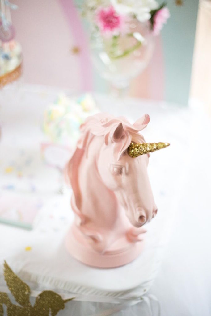 Kara's Party Ideas Floral Rainbow Glam Unicorn Birthday Party | Kara's ...