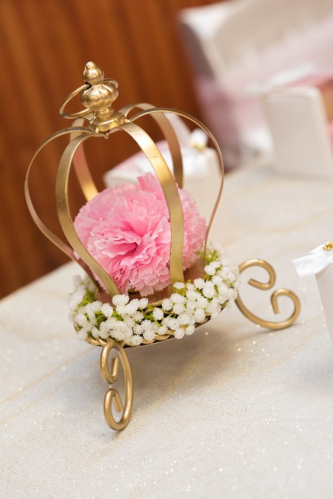 Kara's Party Ideas Gold & Pink Royal Princess Birthday Party | Kara's ...