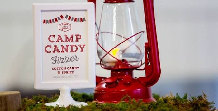 Camping Themed Bar Mitzvah Celebration on Kara's Party Ideas | KarasPartyIdeas.com (3)