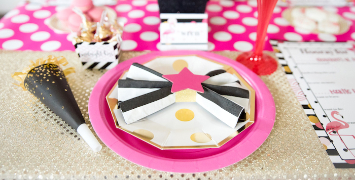 Girly Glam New Year's Eve Flamingle on Kara's Party Ideas | KarasPartyIdeas.com (5)