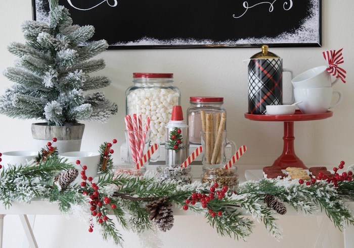Hot Cocoa Bar from a Let it Snow Holiday Party on Kara's Party Ideas | KarasPartyIdeas.com (60)