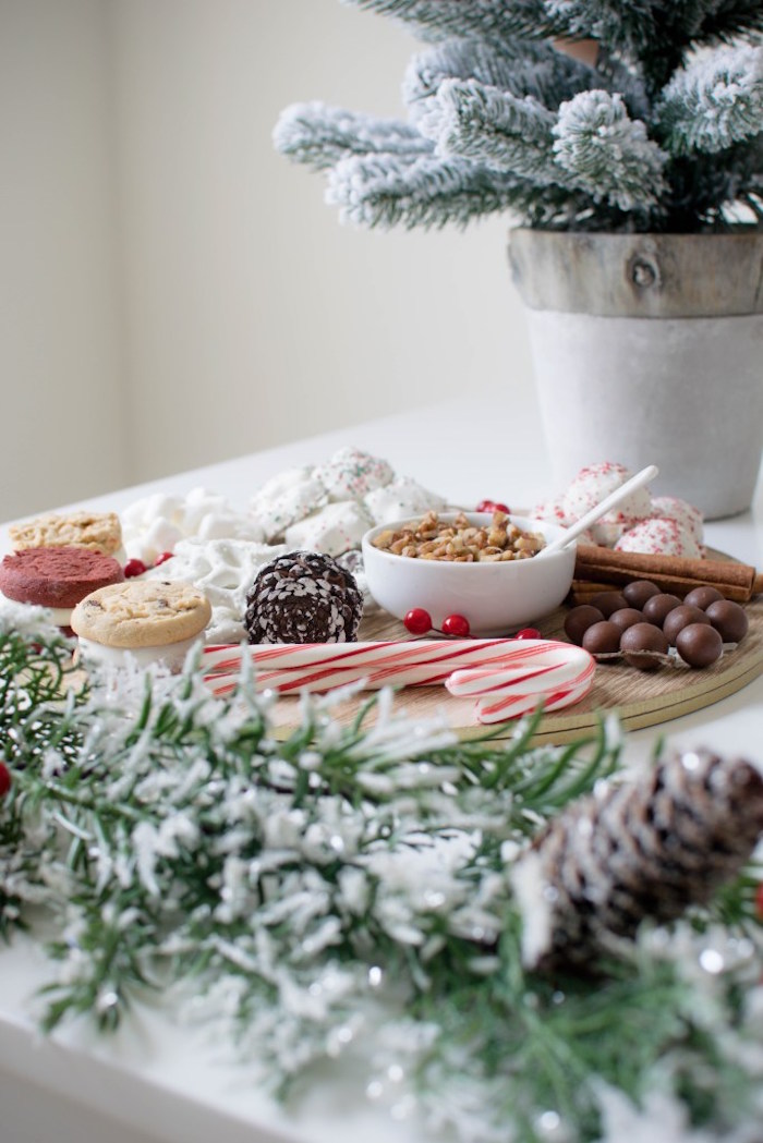 Sweet palette from a Let it Snow Holiday Party on Kara's Party Ideas | KarasPartyIdeas.com (22)