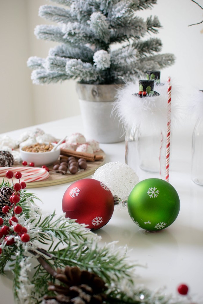 Christmas decor from a Let it Snow Holiday Party on Kara's Party Ideas | KarasPartyIdeas.com (21)