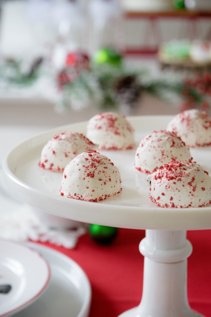 Truffles from a Let it Snow Holiday Party on Kara's Party Ideas | KarasPartyIdeas.com (12)