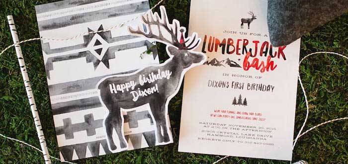 Lumberjack Birthday Party on Kara's Party Ideas | KarasPartyIdeas.com (1)