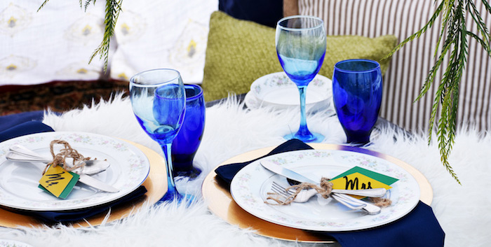 Intimate Boho Dinner for Two on Kara's Party Ideas | KarasPartyIdeas.com (1)