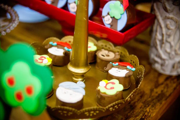 Chocolate covered Little Red Riding Hood themed Oreos from a Little Red Riding Hood Birthday Party on Kara's Party Ideas | KarasPartyIdeas.com (19)