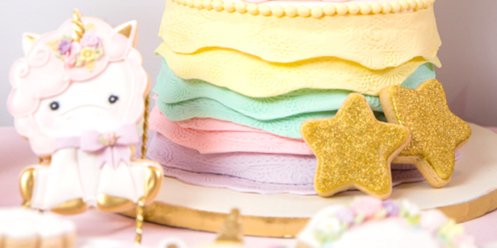 Baby Unicorn 1st Birthday Party on Kara's Party Ideas | KarasPartyIdeas.com (4)