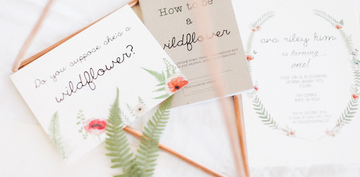 Wildflower First Birthday Party on Kara's Party Ideas | KarasPartyIdeas.com (2)