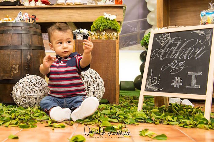 Chalkboard sign from a Knights and Dragons Birthday Party on Kara's Party Ideas | KarasPartyIdeas.com (5)