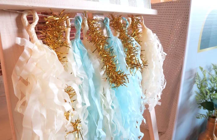 Tassel garland from a Royal Prince First Birthday Party on Kara's Party Ideas | KarasPartyIdeas.com (16)