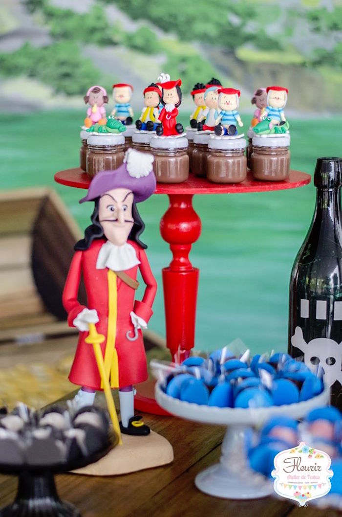 Dessert favor jars from a Jake and the Neverland Pirates Birthday Party on Kara's Party Ideas | KarasPartyIdeas.com (18)