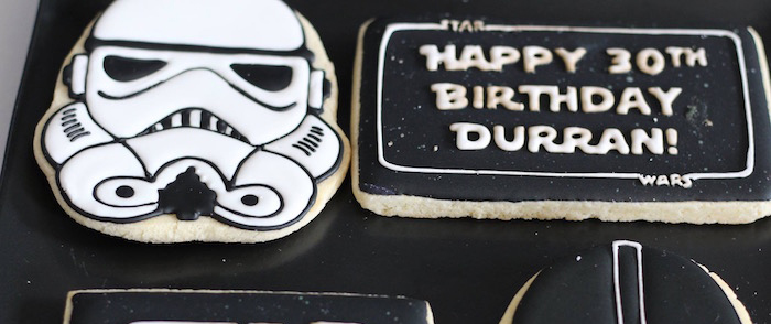 Monochromatic Star Wars Birthday Party on Kara's Party Ideas | KarasPartyIdeas.com (6)