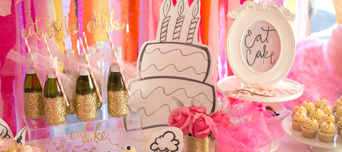 "Let Them Eat Cake" Birthday Party on Kara's Party Ideas | KarasPartyIdeas.com (1)