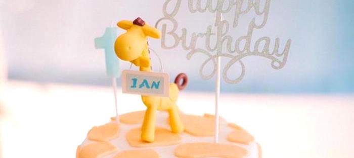 Little Giraffe Birthday Party on Kara's Party Ideas | KarasPartyIdeas.com (2)