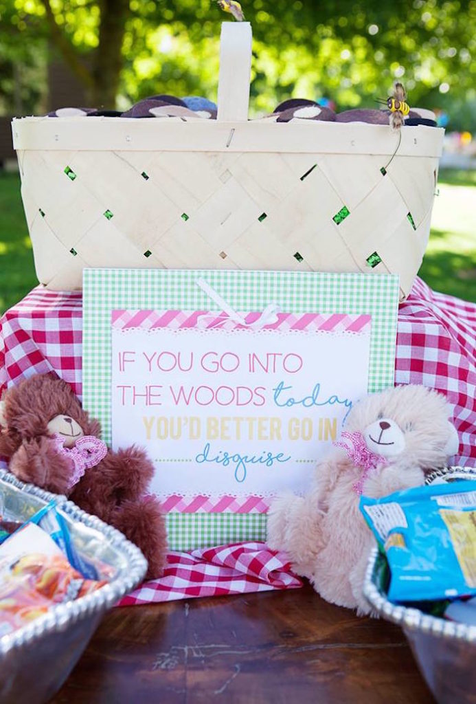 Kara's Party Ideas Sunny Teddy Bear Picnic Birthday Party | Kara's ...