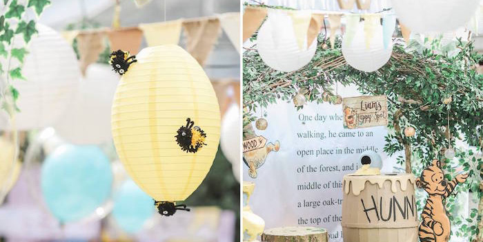 Hundred Acre Wood Birthday Party on Kara's Party Ideas | KarasPartyIdeas.com (6)