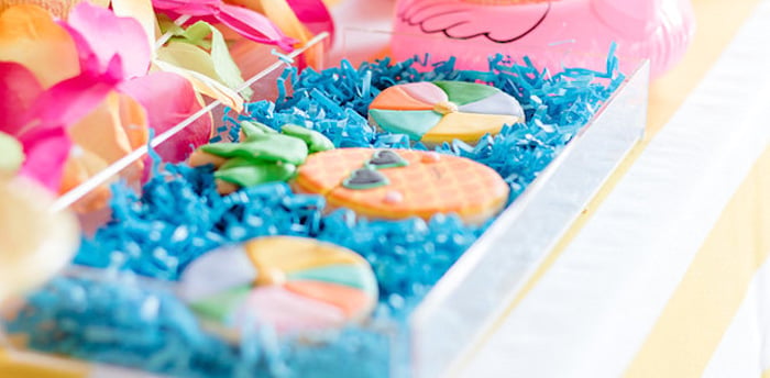 Tropical Flamingo Birthday Party on Kara's Party Ideas | KarasPartyIdeas.com (1)