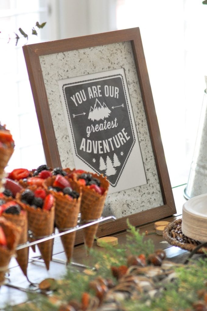 Kara's Party Ideas Little Lumberjack Baby Shower | Kara's Party Ideas