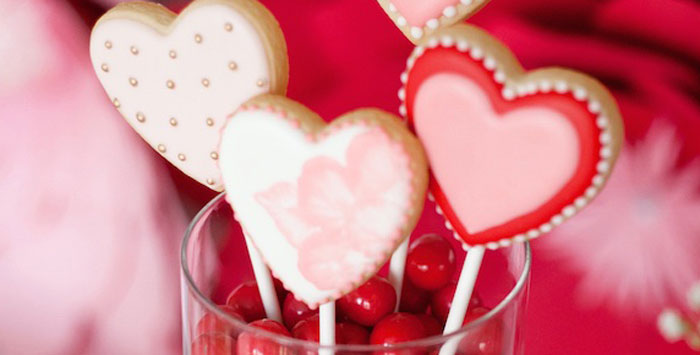 Elegant Valentine's Day Dessert Table on Kara's Party Ideas | KarasPartyIdeas.com (1)
