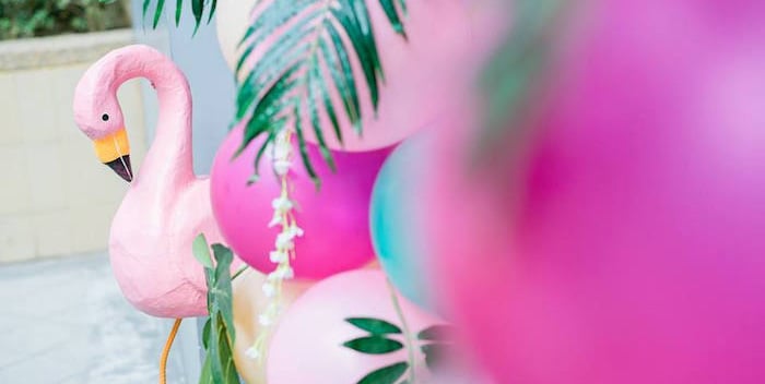 Fabulous Flamingo Birthday Party on Kara's Party Ideas | KarasPartyIdeas.com (3)