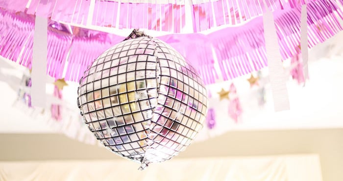 Glam Disco Birthday Party on Kara's Party Ideas | KarasPartyIdeas.com (1)