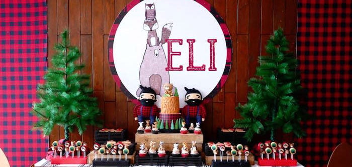 Woodland Lumberjack Birthday Party on Kara's Party Ideas | KarasPartyIdeas.com (3)